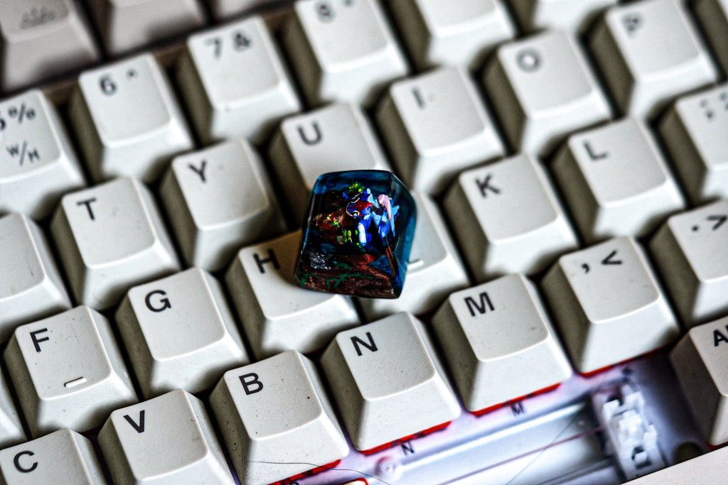 G.re.ni.nja keycap, Custom po.ke.mon keycap, Keycap, Keycaps, Artisan keycap, Cherry mx keycaps, Mechanical Gaming Keyboard,