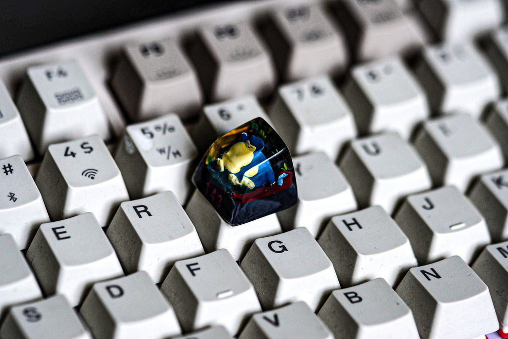 S.no.rlax Christmas Po.ke.m.on, Pok.e.m.on Keycap,Character Keycap, Artisan Keycap, Christmas gifts, Resin Handmade Keycap