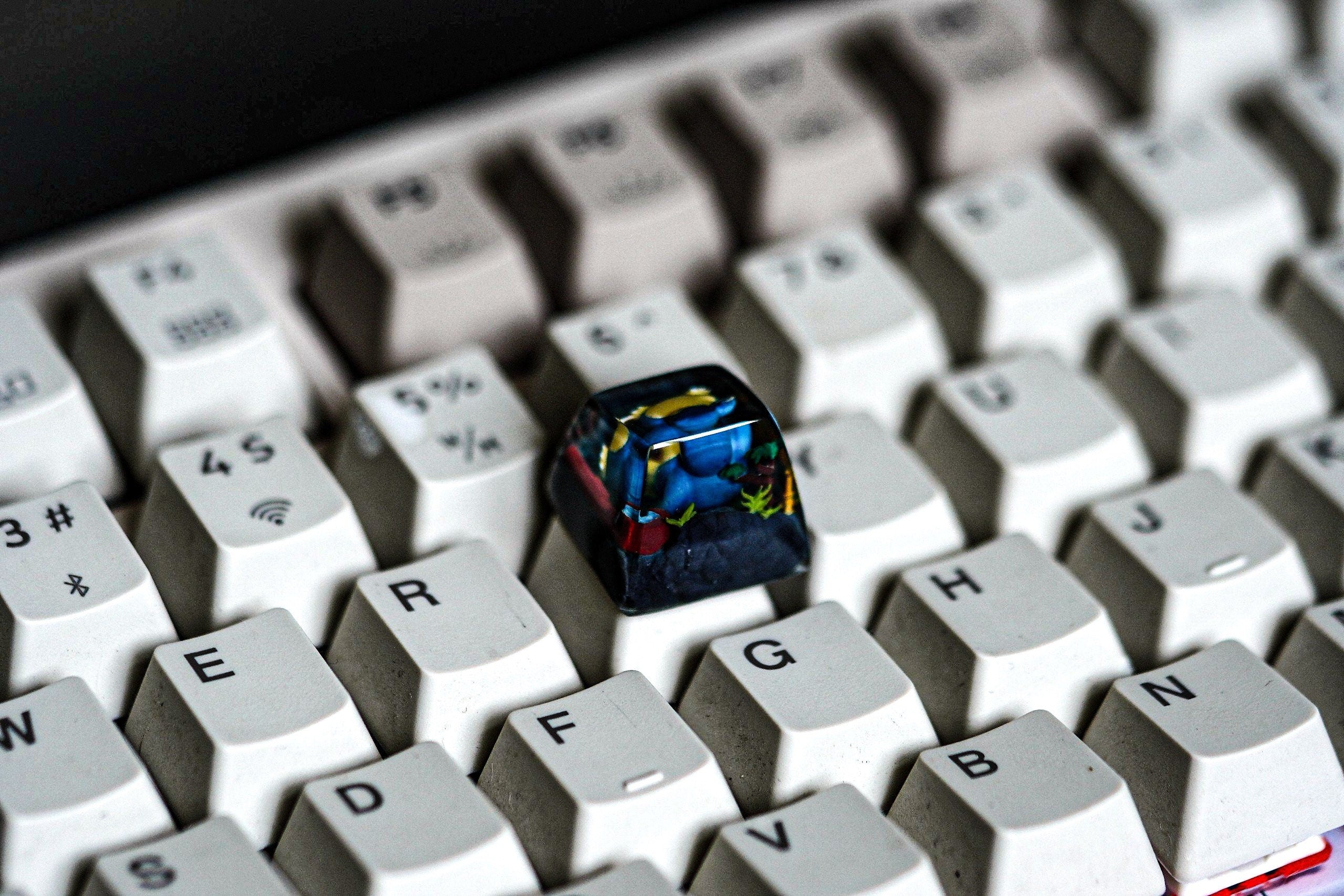 S.no.rlax Christmas Po.ke.m.on, Pok.e.m.on Keycap,Character Keycap, Artisan Keycap, Christmas gifts, Resin Handmade Keycap