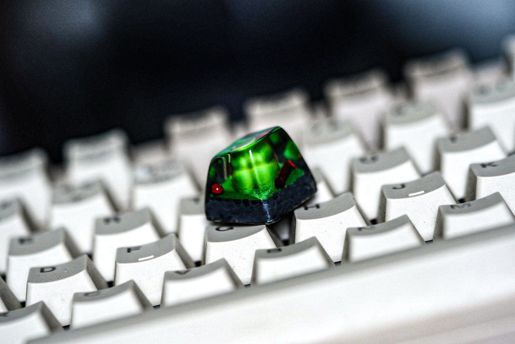 Handcrafted Ku.c.hi K.o.pi Artisan Keycap - A Quirky Addition to Your Keyboard - Gift for christmas, gift for halloween, cute