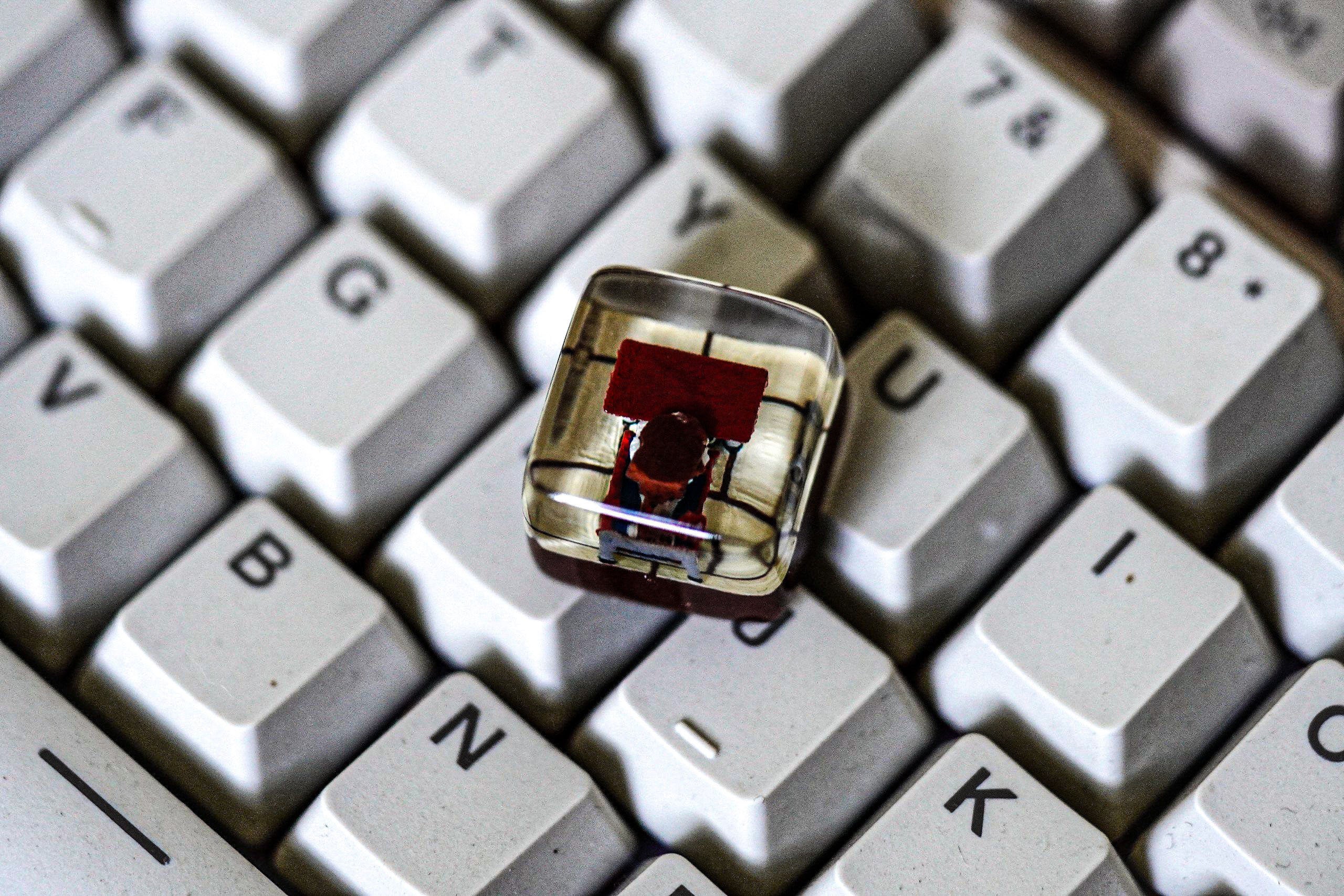 Manga keycap, handmade manga keycap, anime keycap, teasing master anime keycap