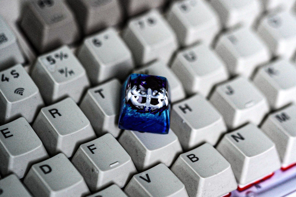 lugia pokemon keycap, pokemon spacebar keycap, artisan keycap, valentine gift, pokemon keycap set, resin artisan keycap