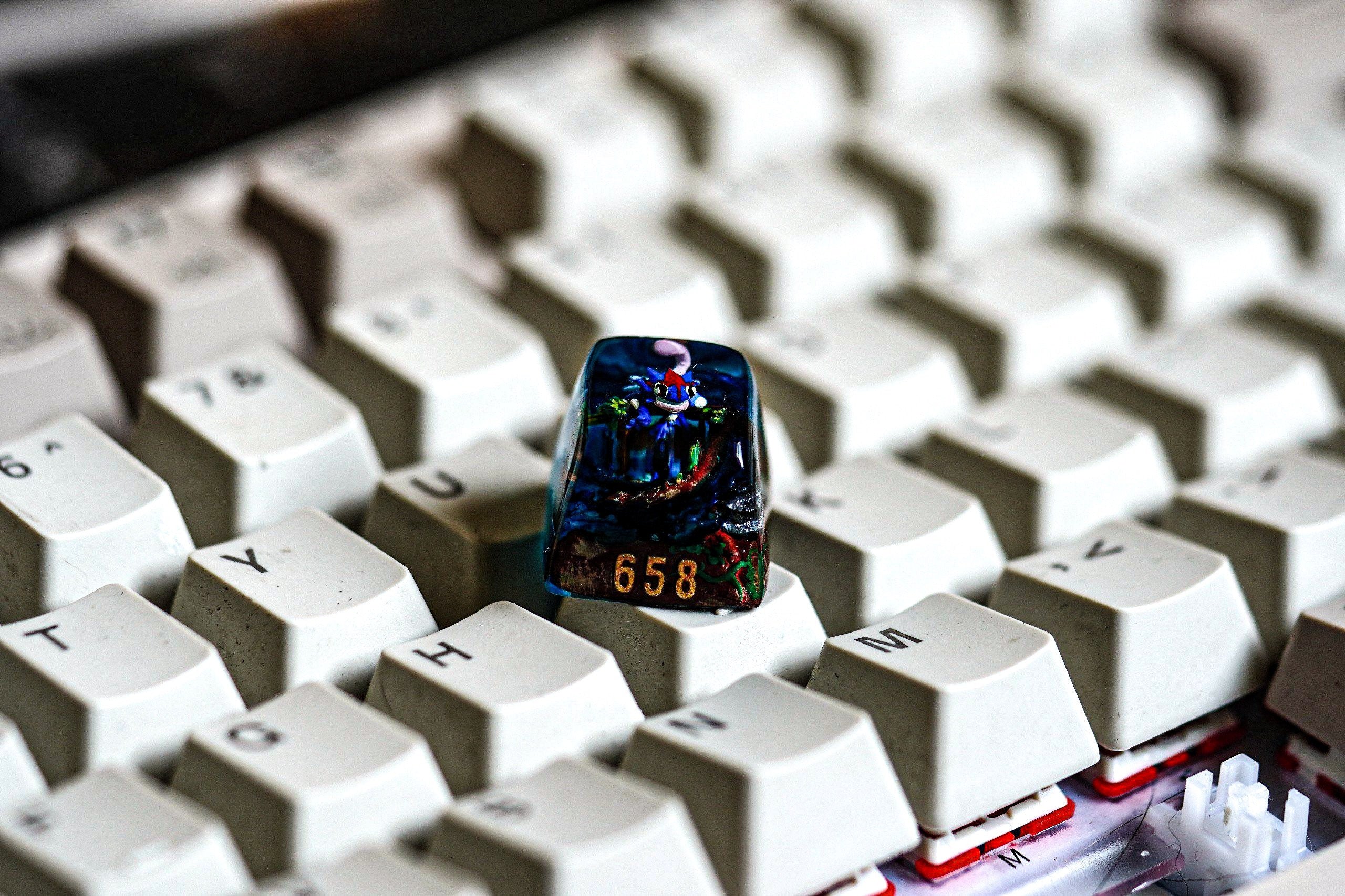 G.re.ni.nja keycap, Custom po.ke.mon keycap, Keycap, Keycaps, Artisan keycap, Cherry mx keycaps, Mechanical Gaming Keyboard,
