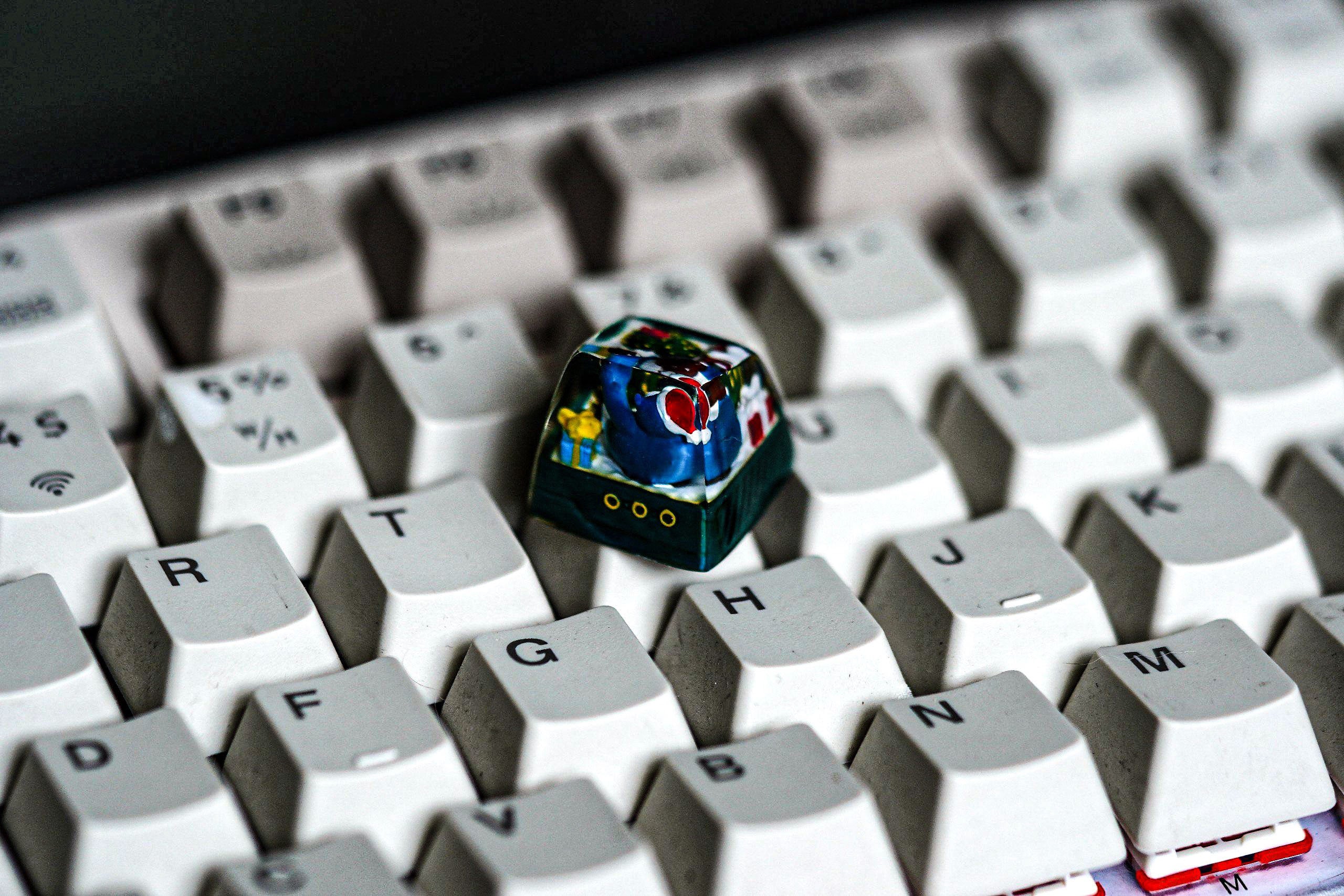 S.no.rlax Christmas Po.ke.m.on, Pok.e.m.on Keycap,Character Keycap, Artisan Keycap, Christmas gifts, Resin Handmade Keycap