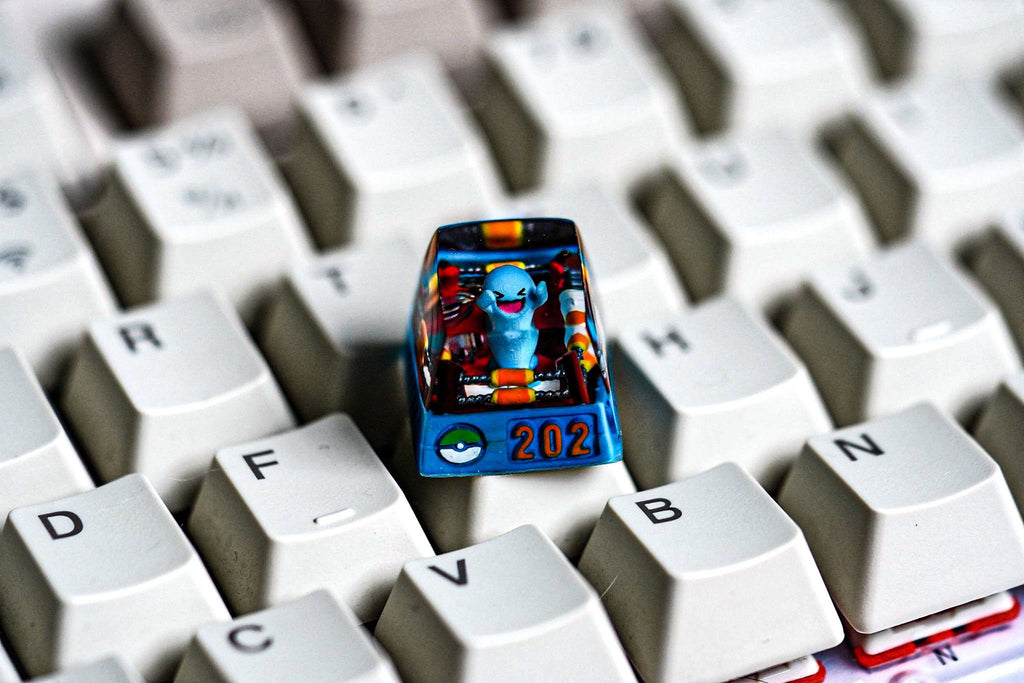 W.obbu.ffet pok.e.m.on keycap, pok.e.m.on spacebar keycap, valentine gift, po.kem.on keycap set, resin artisan keycap