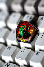 ra.yq.uaz.a keycap, Custom poke.m.on keycap, handmade keycaps, Artisan keycap, Cherry mx keycaps, Mechanical Gaming Keyboard,