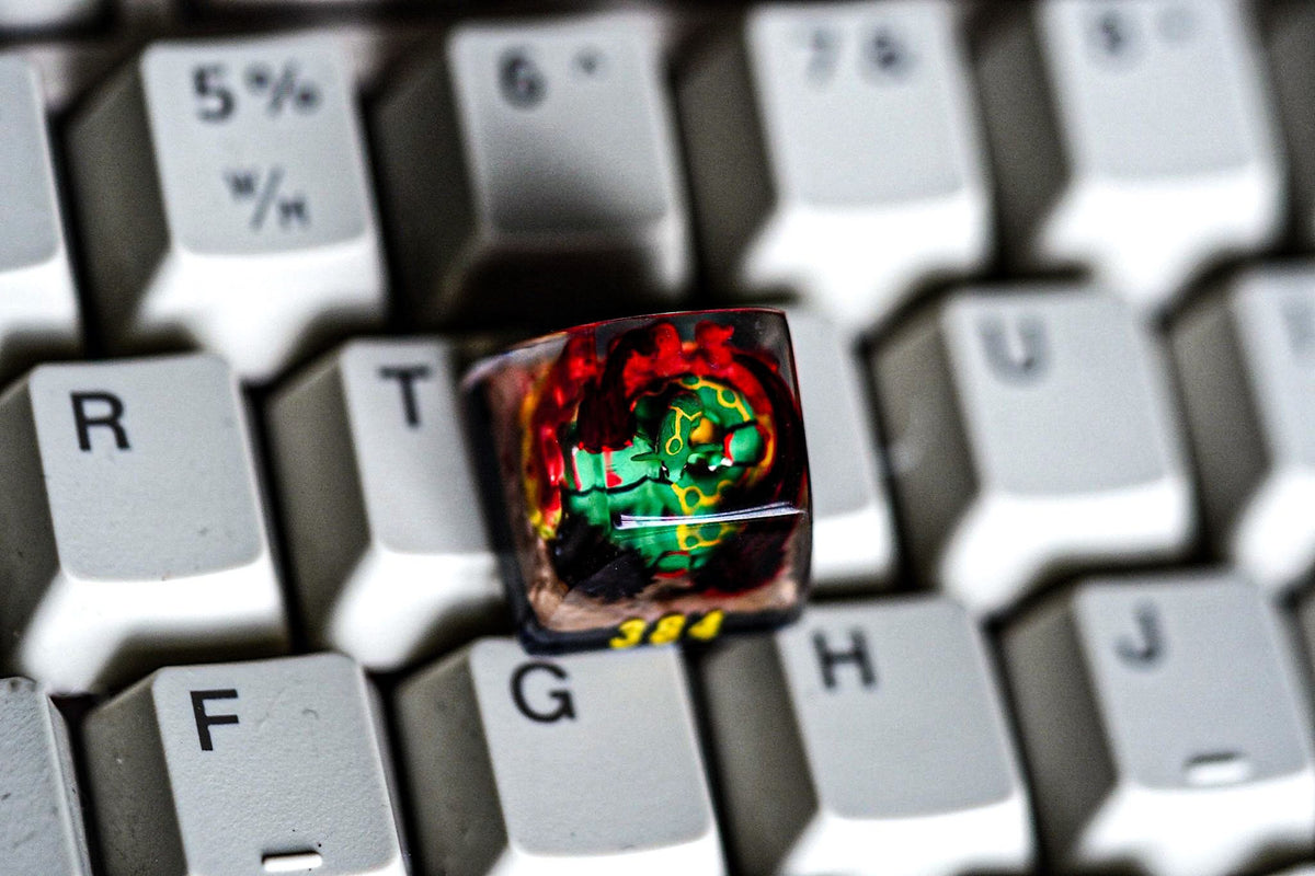 ra.yq.uaz.a keycap, Custom poke.m.on keycap, handmade keycaps, Artisan keycap, Cherry mx keycaps, Mechanical Gaming Keyboard,