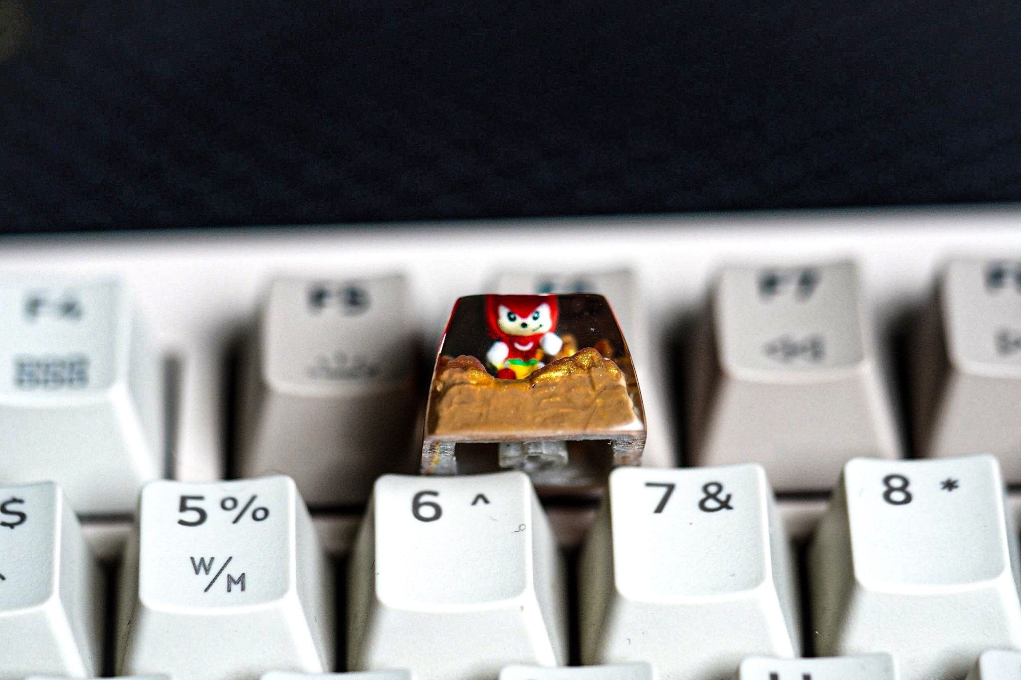 handmade Hedgehog artisan keycap, resin keycap,custom anime keycaps,Shadow Custom keycaps for cherry Mx keyboard,Birthday Gif