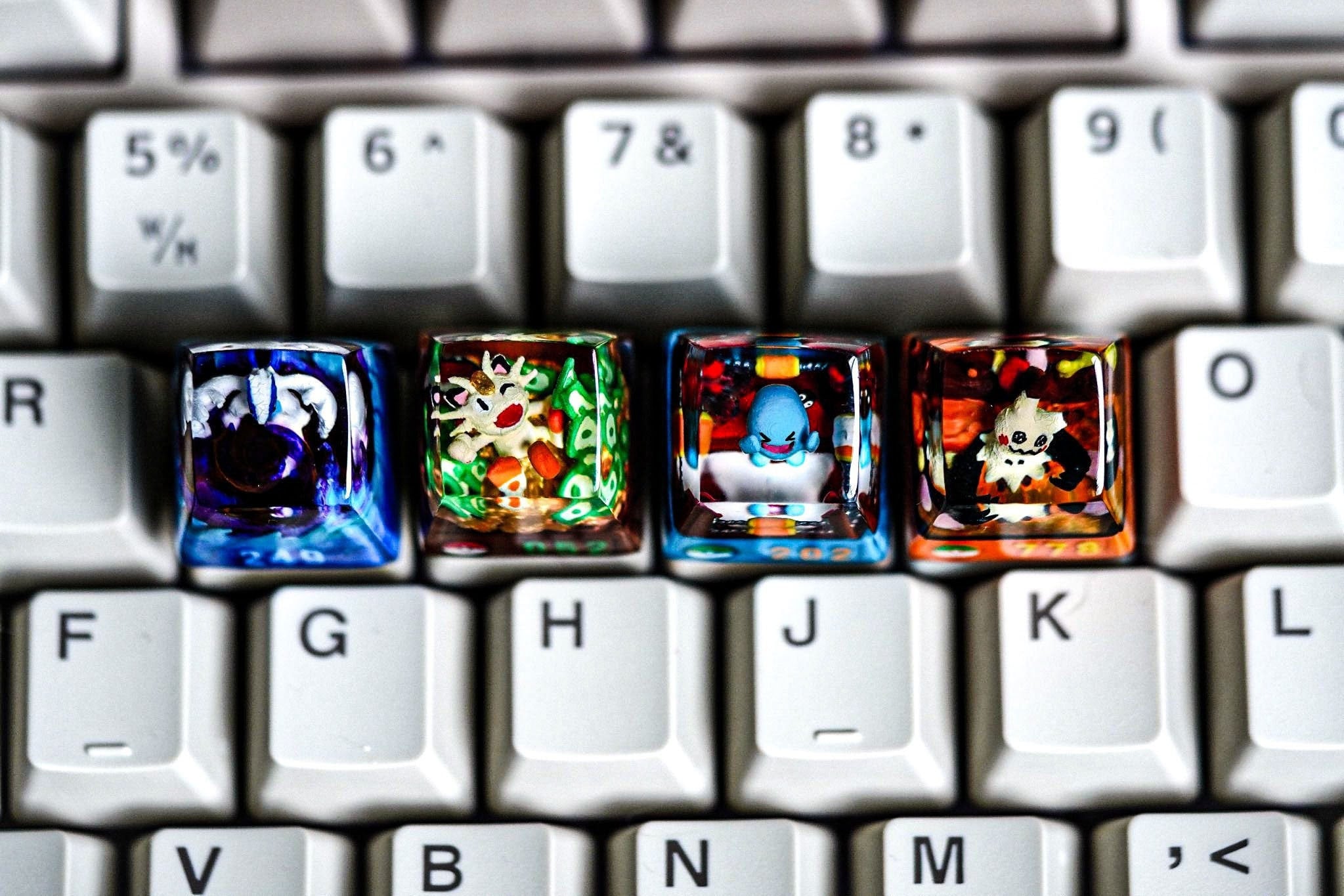 Meo.w.th, L.ug.ia, wo.bb.u.ffet, M.i.m.ikyu keycap, pok.em.on spacebar keycap, valentine gift, keycap set