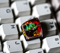 ra.yq.uaz.a keycap, Custom poke.m.on keycap, handmade keycaps, Artisan keycap, Cherry mx keycaps, Mechanical Gaming Keyboard,