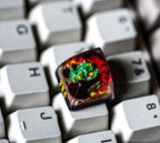ra.yq.uaz.a keycap, Custom poke.m.on keycap, handmade keycaps, Artisan keycap, Cherry mx keycaps, Mechanical Gaming Keyboard,