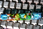 maplestory keycap Handmade green slime keycap, Custom spacebar, pink bean keycap, Artisan spacebar,  SA spacebar keycap, gift