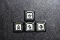 Unown keycap, Custom pok.em.on keycap, Keycap, Keycaps, Artisan keycap, Cherry mx keycaps, Mechanical Gaming Keyboard, Gift f