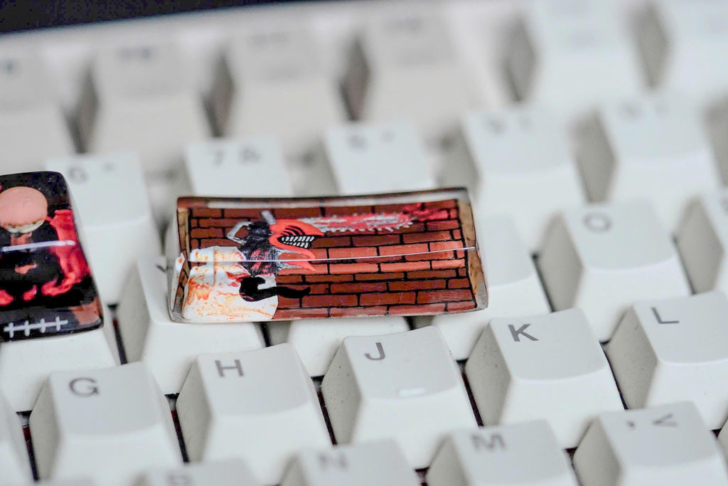 C.ha.insaw Dog keycap, Po.ch.ita keycap, D.e.n.ji keycap, Valentine gift, Gift for him, Artisan keycap, Anime keycap, cute ke
