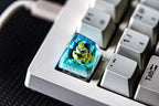 Ze.l.d.a keycap, light keycap, dragon keycap, keycaps for anime, artisan keycap