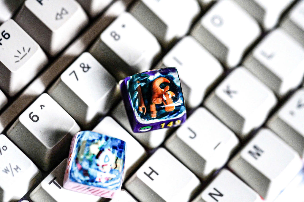 dra.go.ni..te, t.o.ge.pi crying po.k.em.on keycap resin, baby pok.em.on , egg keycap, handmade art, gift for pok.em.on fan, a