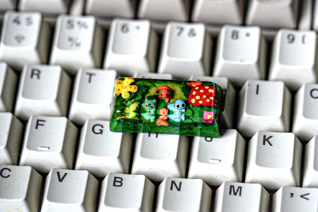 BUY 1 GET 1 FREE, starter Pok.e.m.on 2u, 2.25U Tab and enter keycaps  shiny keycaps, artisan keycaps, pok.em.on keycaps