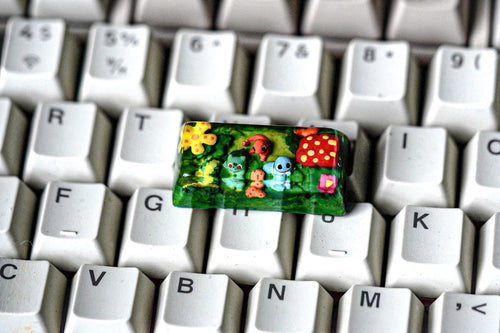 BUY 1 GET 1 FREE, starter Pok.e.m.on 2u, 2.25U Tab and enter keycaps  shiny keycaps, artisan keycaps, pok.em.on keycaps