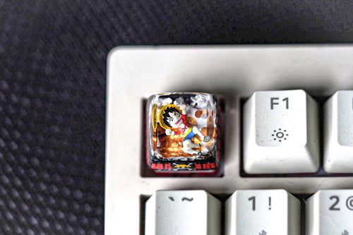 BUY 1 GET 1 FREE Anime keycap, pirate 1U Keycap: Set Sail with the Pirates