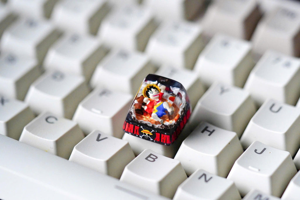 BUY 1 GET 1 FREE Anime keycap, pirate 1U Keycap: Set Sail with the Pirates