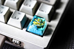 Ze.l.d.a keycap, light keycap, dragon keycap, keycaps for anime, artisan keycap