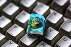 Ze.l.d.a keycap, light keycap, dragon keycap, keycaps for anime, artisan keycap