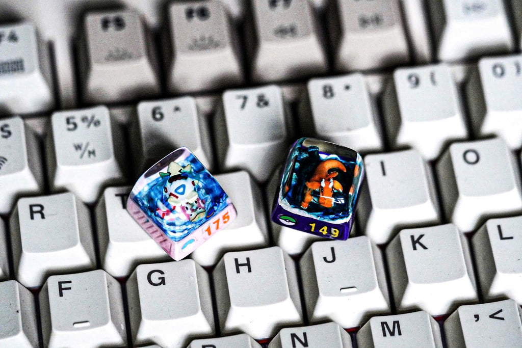 dra.go.ni..te, t.o.ge.pi crying po.k.em.on keycap resin, baby pok.em.on , egg keycap, handmade art, gift for pok.em.on fan, a