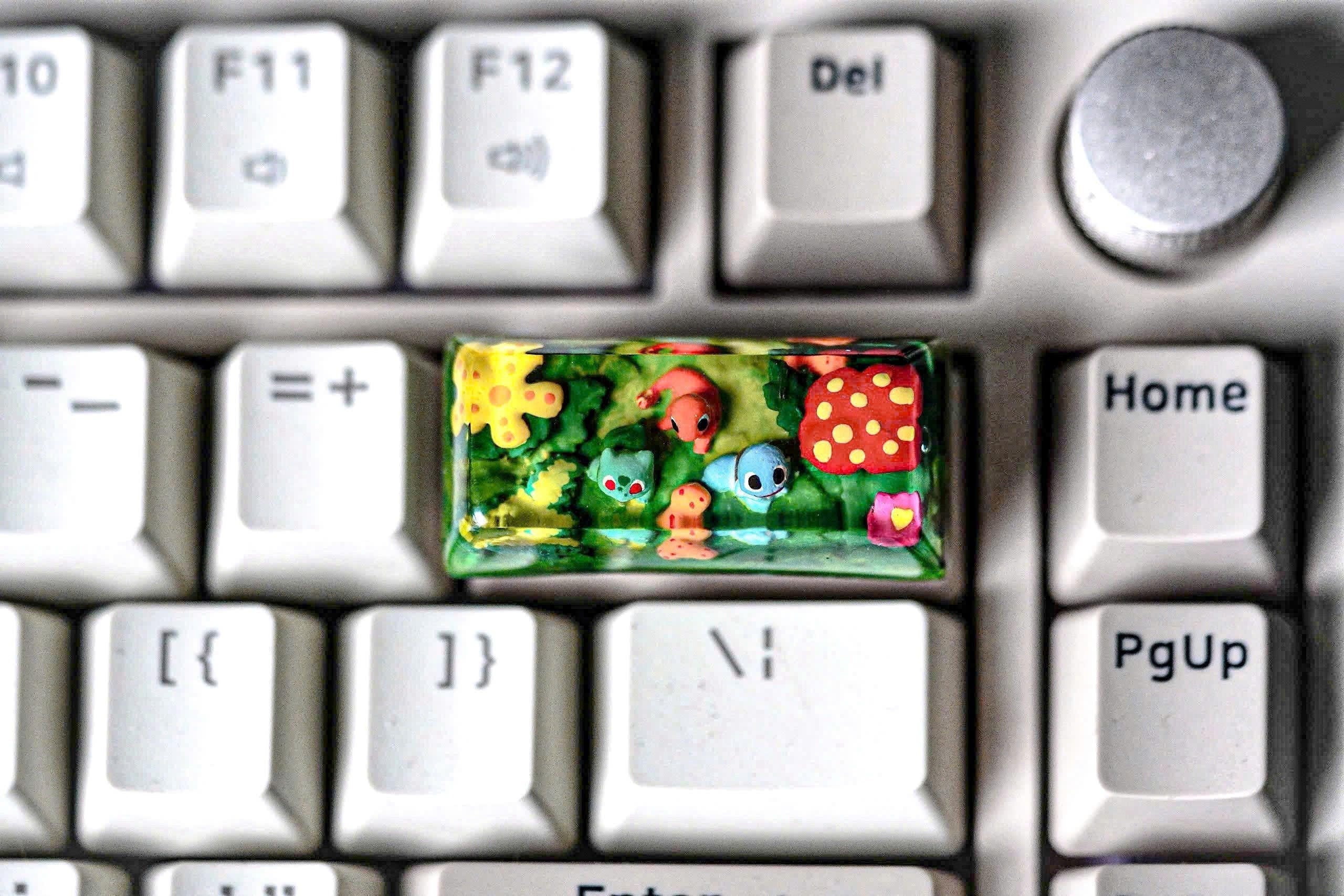 BUY 1 GET 1 FREE, starter Pok.e.m.on 2u, 2.25U Tab and enter keycaps  shiny keycaps, artisan keycaps, pok.em.on keycaps
