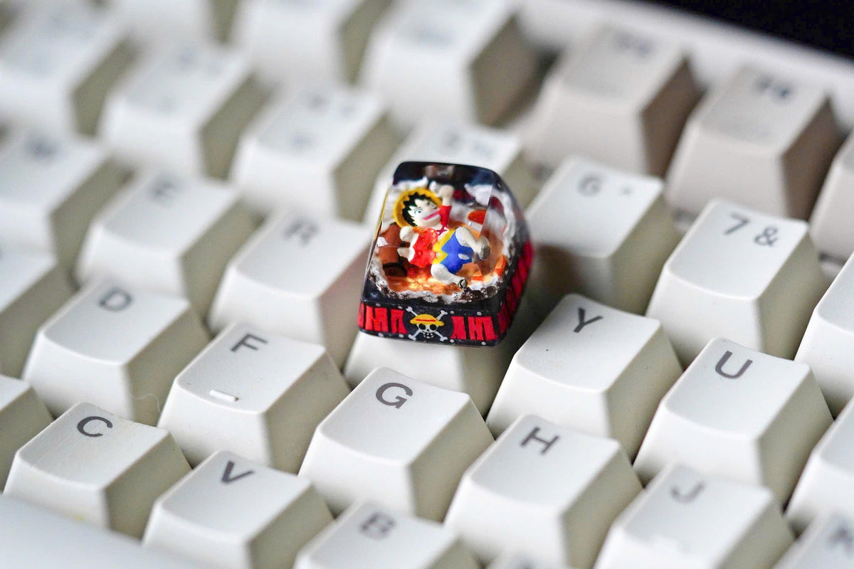 BUY 1 GET 1 FREE Anime keycap, pirate 1U Keycap: Set Sail with the Pirates