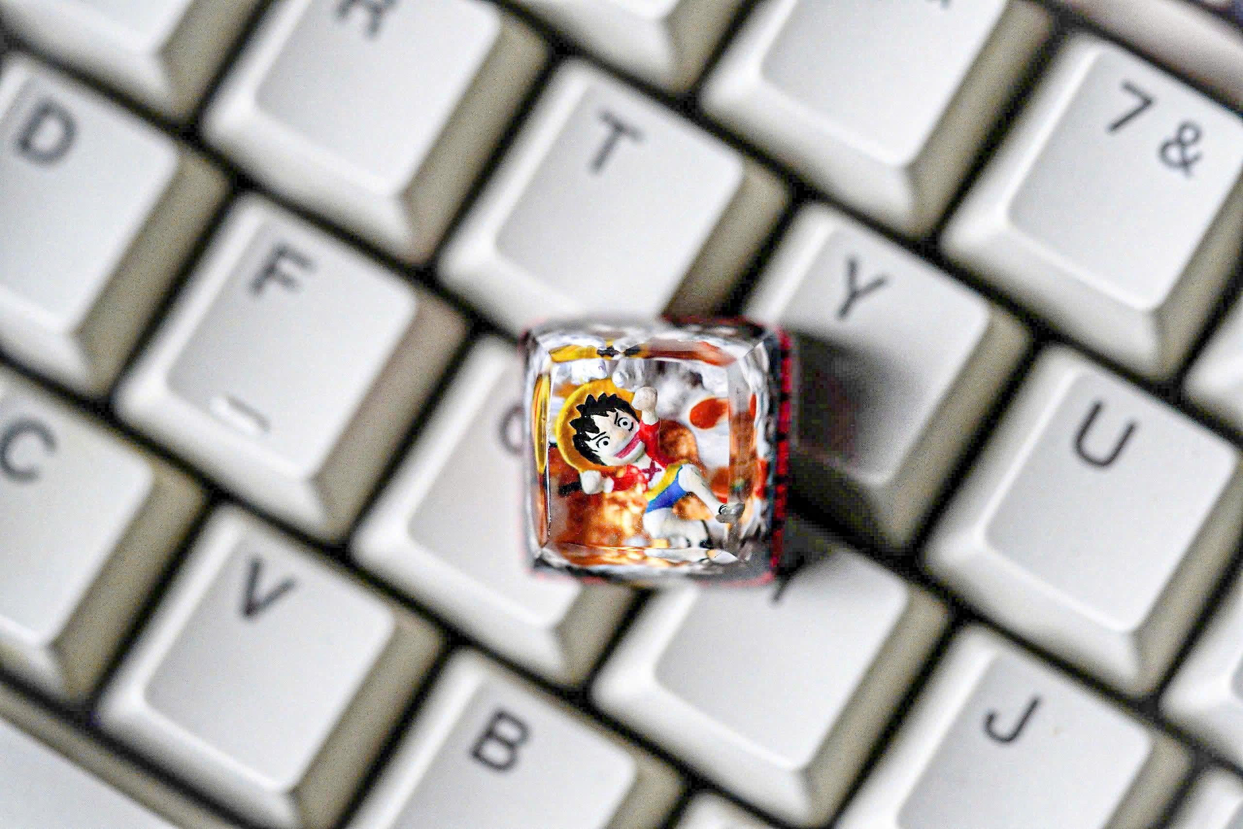 BUY 1 GET 1 FREE Anime keycap, pirate 1U Keycap: Set Sail with the Pirates