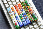 Custom your favorite anime spacebar keycaps, artisan spacebar keycaps, gift for anime fans, new yea gift, christmas gift, spa
