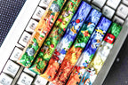 Custom your favorite anime spacebar keycaps, artisan spacebar keycaps, gift for anime fans, new yea gift, christmas gift, spa