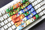 Custom your favorite anime spacebar keycaps, artisan spacebar keycaps, gift for anime fans, new yea gift, christmas gift, spa