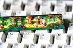 Resin Wi.nni.e the P.oo.h inspired keycaps, Custom resin Keycap SA profile, Custom spacebar keycap, Handmade Resin Keycap, Cu
