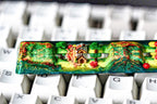 Resin Wi.nni.e the P.oo.h inspired keycaps, Custom resin Keycap SA profile, Custom spacebar keycap, Handmade Resin Keycap, Cu