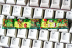 Resin Wi.nni.e the P.oo.h inspired keycaps, Custom resin Keycap SA profile, Custom spacebar keycap, Handmade Resin Keycap, Cu