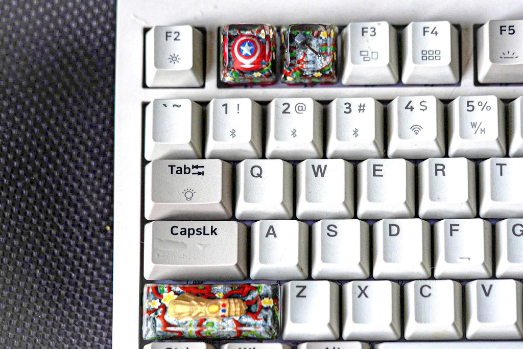 iconic hero keycap, Supper hero resin keycap,  Halloween gift , handmade keycap, anime keycap, Artisan Keycap, Birthday Gift,