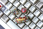 iconic hero keycap, Supper hero resin keycap,  Halloween gift , handmade keycap, anime keycap, Artisan Keycap, Birthday Gift,