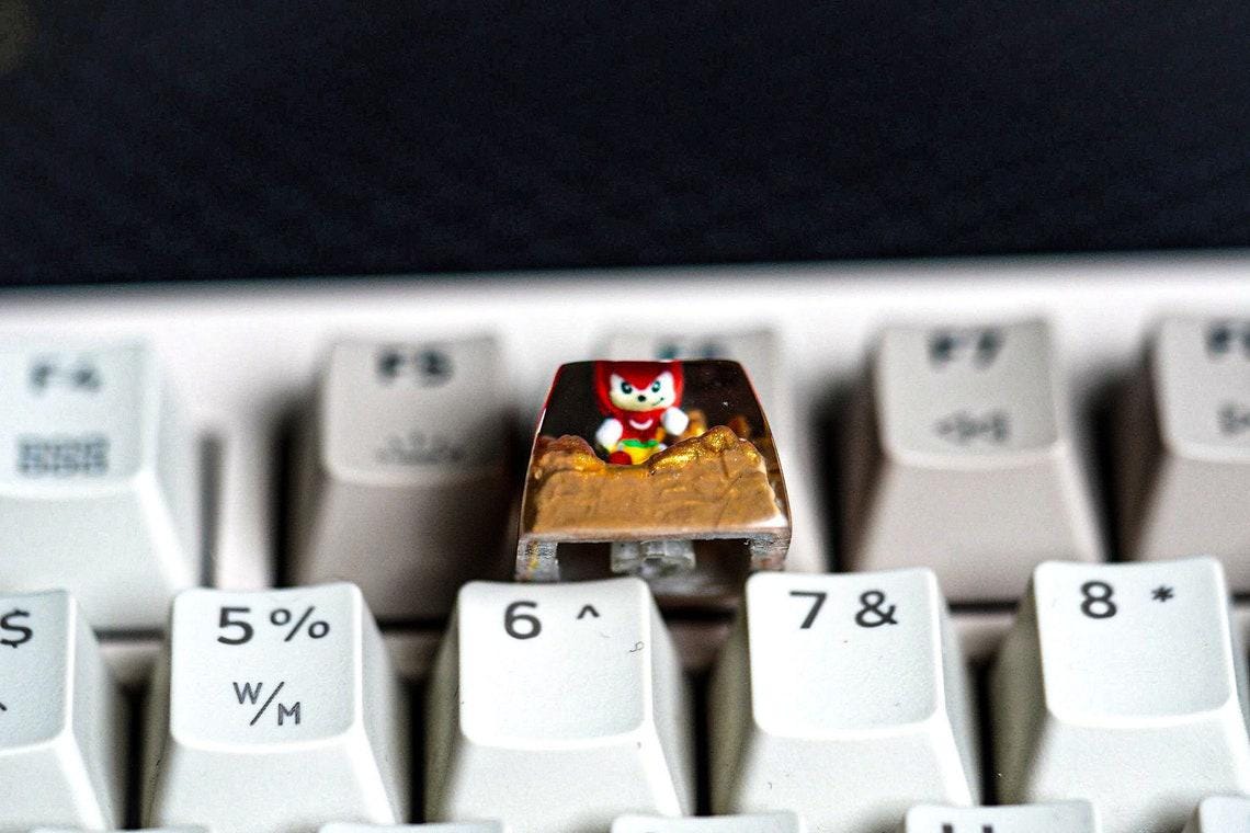 handmade Hedgehog spacebar artisan keycap, resin keycap,custom anime keycaps,Shadow Custom keycaps for cherry Mx ,Birthday Gi