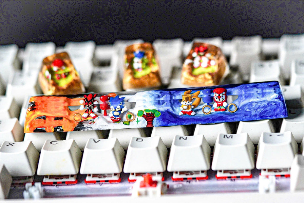 handmade Hedgehog spacebar artisan keycap, resin keycap,custom anime keycaps,Shadow Custom keycaps for cherry Mx ,Birthday Gi