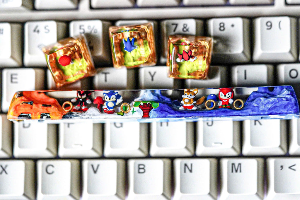 handmade Hedgehog spacebar artisan keycap, resin keycap,custom anime keycaps,Shadow Custom keycaps for cherry Mx ,Birthday Gi
