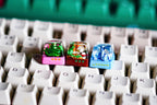 Chik.ori.ta keycap, Custom poke.m.on keycap, handmade keycaps, Artisan keycap, Cherry mx keycaps, Mechanical Gaming Keyboard,