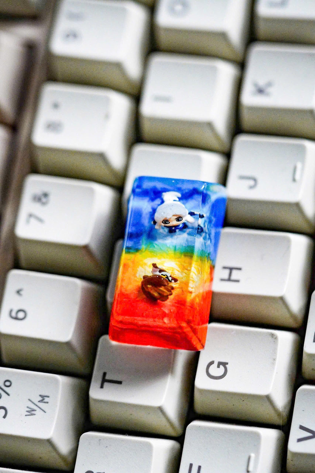 Resin Game Keycap, Anime Character Custom Keycap Game Decoration, Gift ,ESC Resin Keycap, Resin Handmade Keycap,