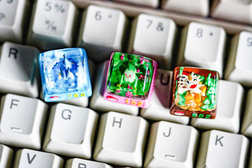 Meo.w.th, L.ug.ia, wo.bb.u.ffet, M.i.m.ikyu keycap, pok.em.on spacebar keycap, valentine gift, keycap set