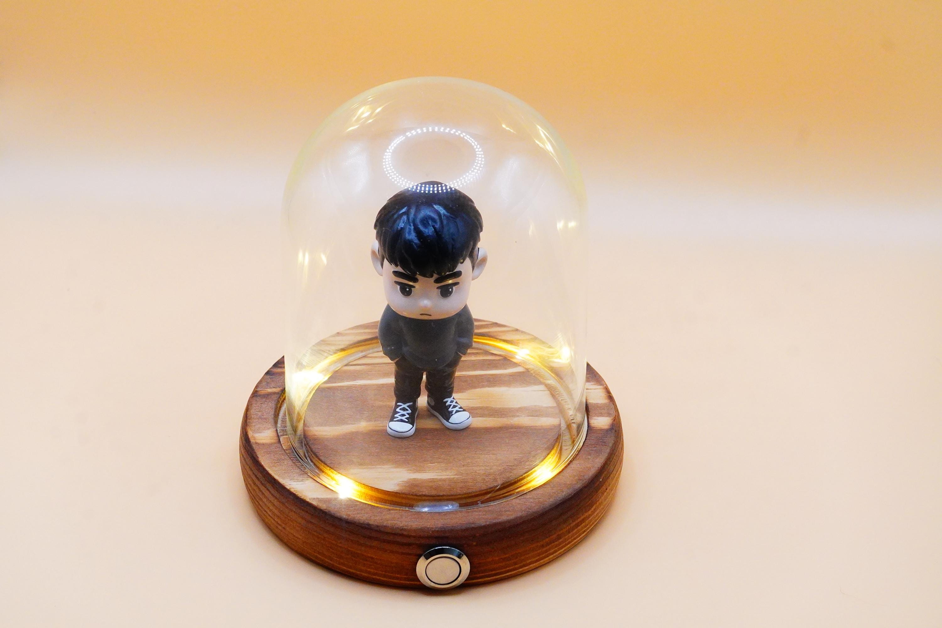 hand-painted personalized 3D mini cartoon action figure from your photo, Custom Toys, Custom Desktop Decoration