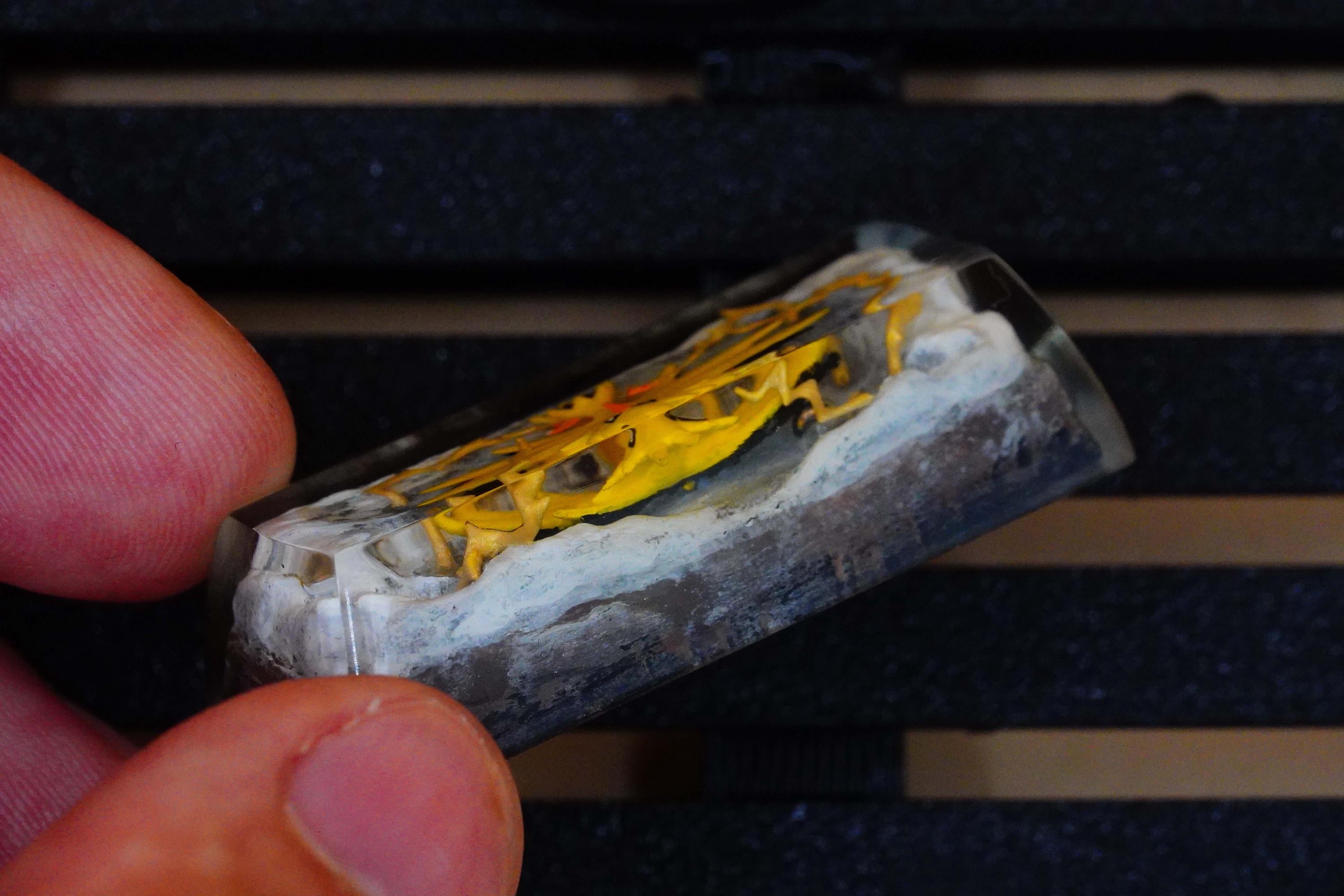 CUSTOMIZE 2U , 2.25U , legendary po.ke.m.o.n ,custom keycap ,artisan keycap, p.oke.mo.n spacebar, Gift for him