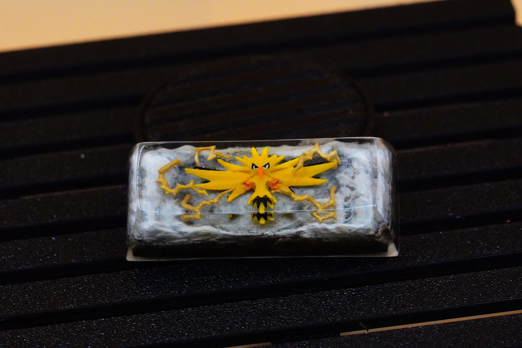 CUSTOMIZE 2U , 2.25U , legendary po.ke.m.o.n ,custom keycap ,artisan keycap, p.oke.mo.n spacebar, Gift for him
