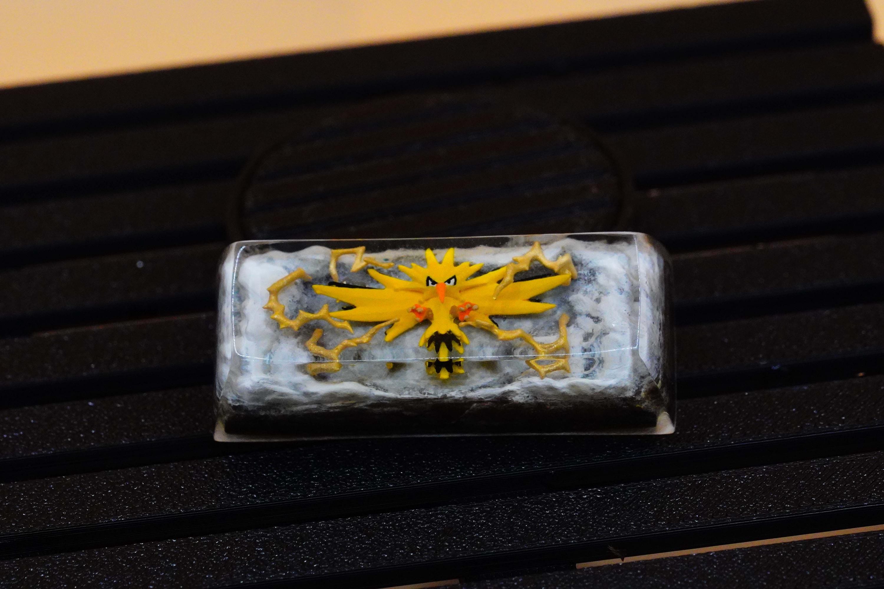 CUSTOMIZE 2U , 2.25U , legendary po.ke.m.o.n ,custom keycap ,artisan keycap, p.oke.mo.n spacebar, Gift for him