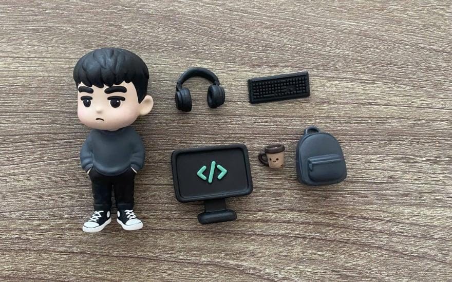 hand-painted personalized 3D mini cartoon action figure from your photo, Custom Toys, Custom Desktop Decoration