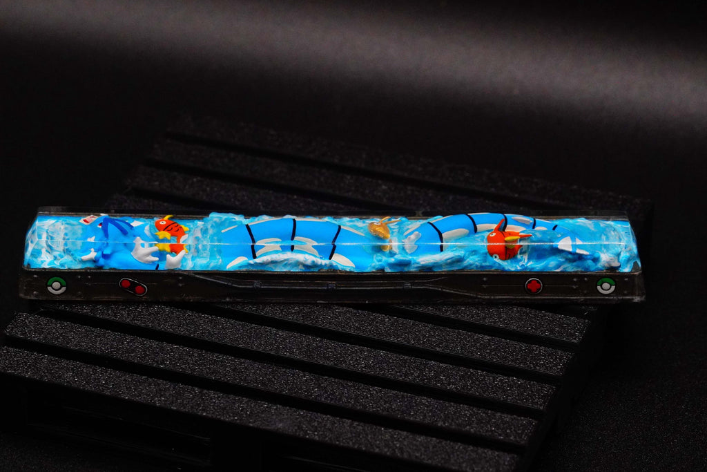 Water dragon Pok.e.m.on Spacebar, Po.ke.mon keycap, Artisan Pok.em.on Keycap, Custom Po.ke.m.on Keycap, gift for him, gift fo
